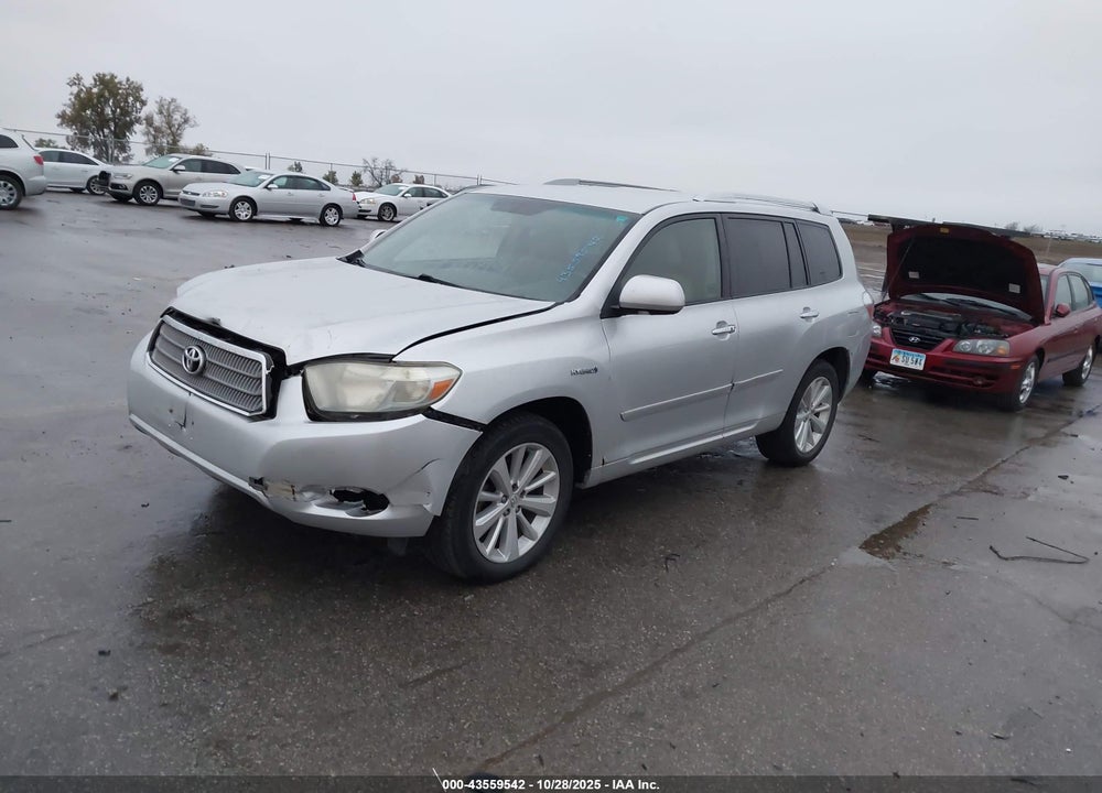 2008 TOYOTA HIGHLANDER HYBRID LIMITED VIN: JTEEW44A382019331