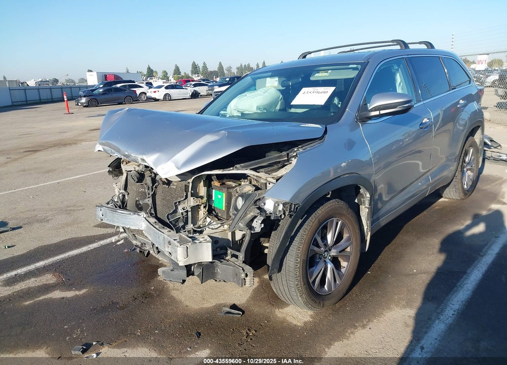 2016 TOYOTA HIGHLANDER VIN: 5TDBKRFH0GS282037