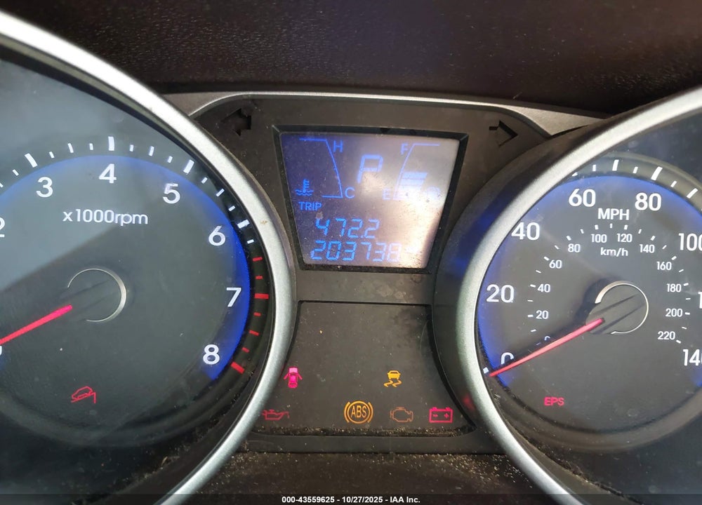2012 HYUNDAI TUCSON VIN: KM8JU3AC5CU470777