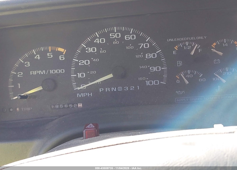 1996 CHEVROLET GMT-400 C2500 VIN: 1GCFC29R6TE125946