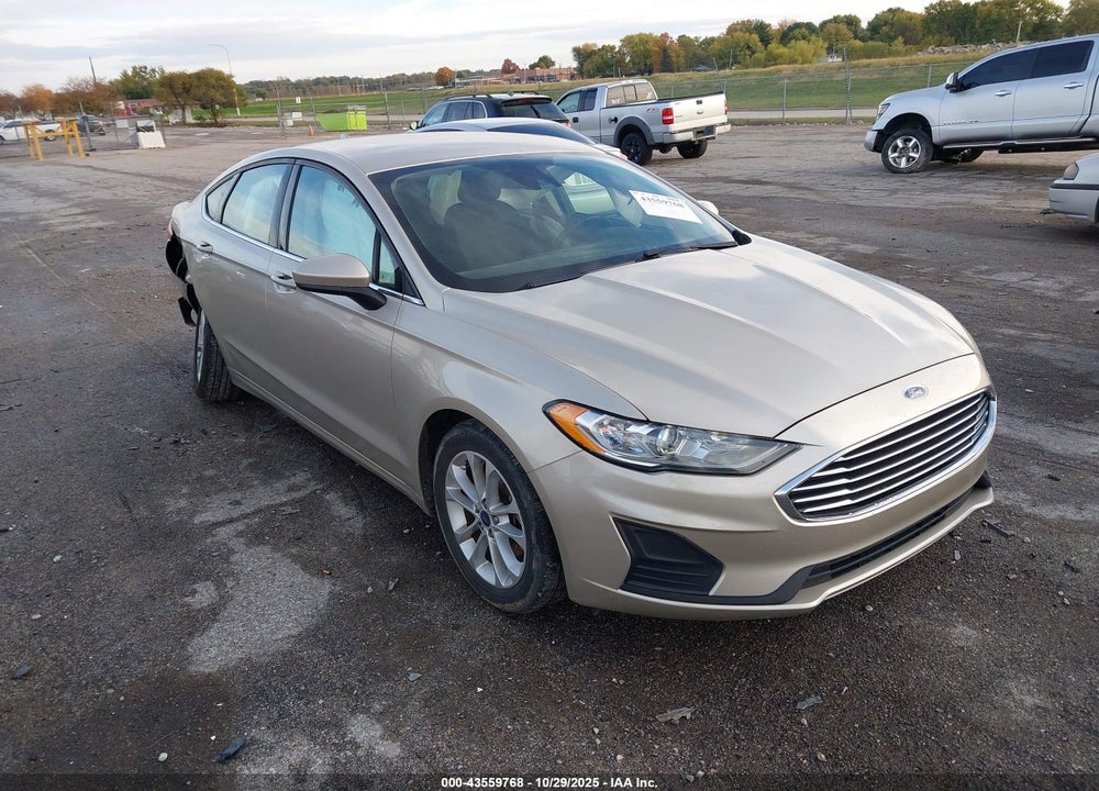 2019 FORD FUSION SE VIN: 3FA6P0HD6KR239705