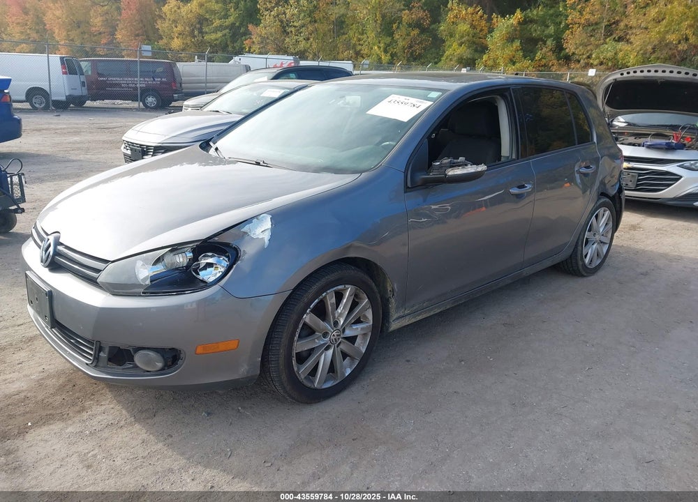 2011 VOLKSWAGEN GOLF TDI 4-DOOR VIN: WVWNM7AJXBW125324