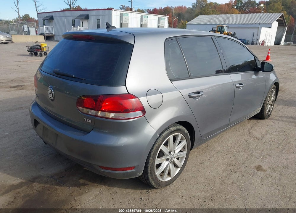 2011 VOLKSWAGEN GOLF TDI 4-DOOR VIN: WVWNM7AJXBW125324