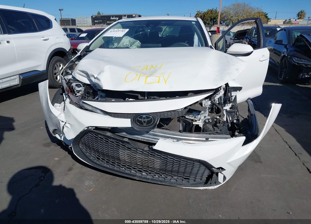 2022 TOYOTA COROLLA LE VIN: JTDEPMAE9N3026489