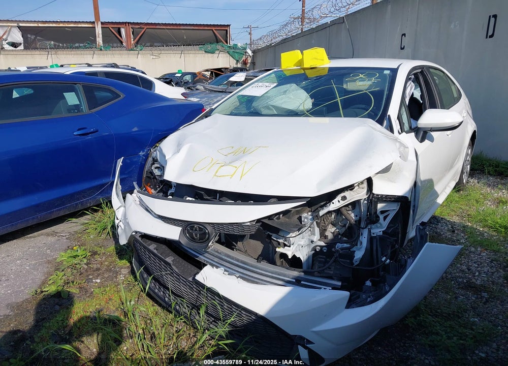 2022 TOYOTA COROLLA LE VIN: JTDEPMAE9N3026489