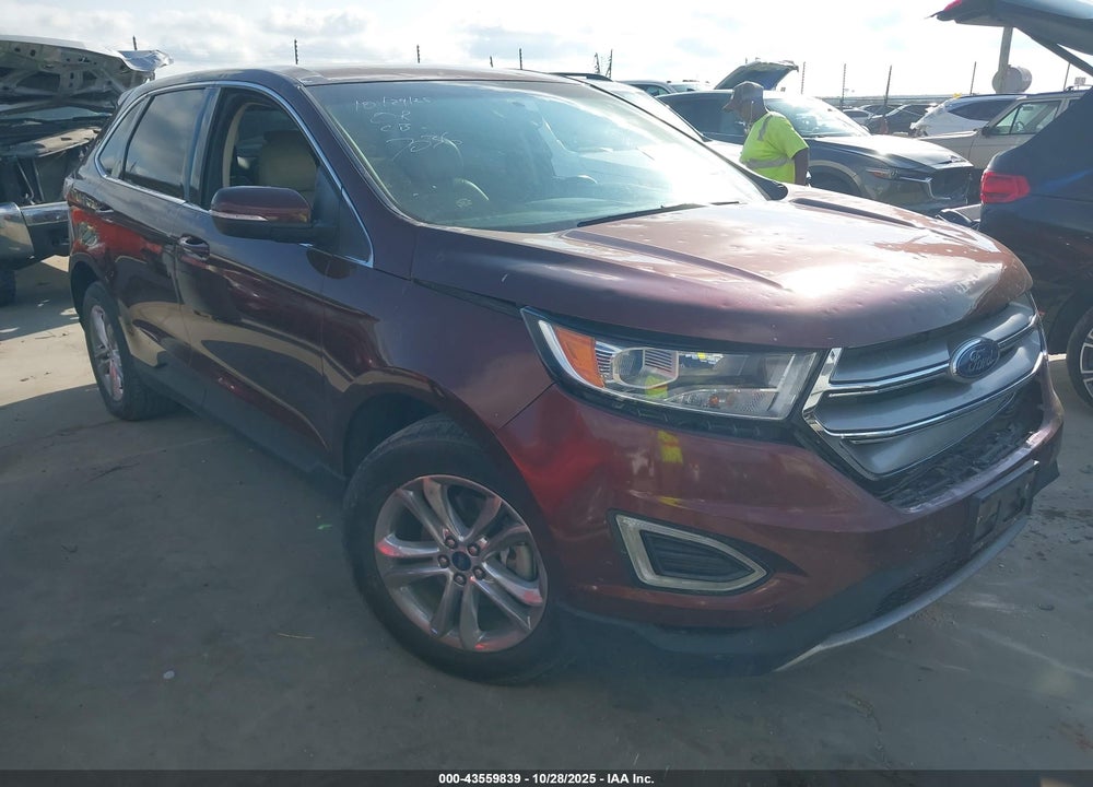 2015 FORD EDGE SEL VIN: 2FMTK3J91FBC07036