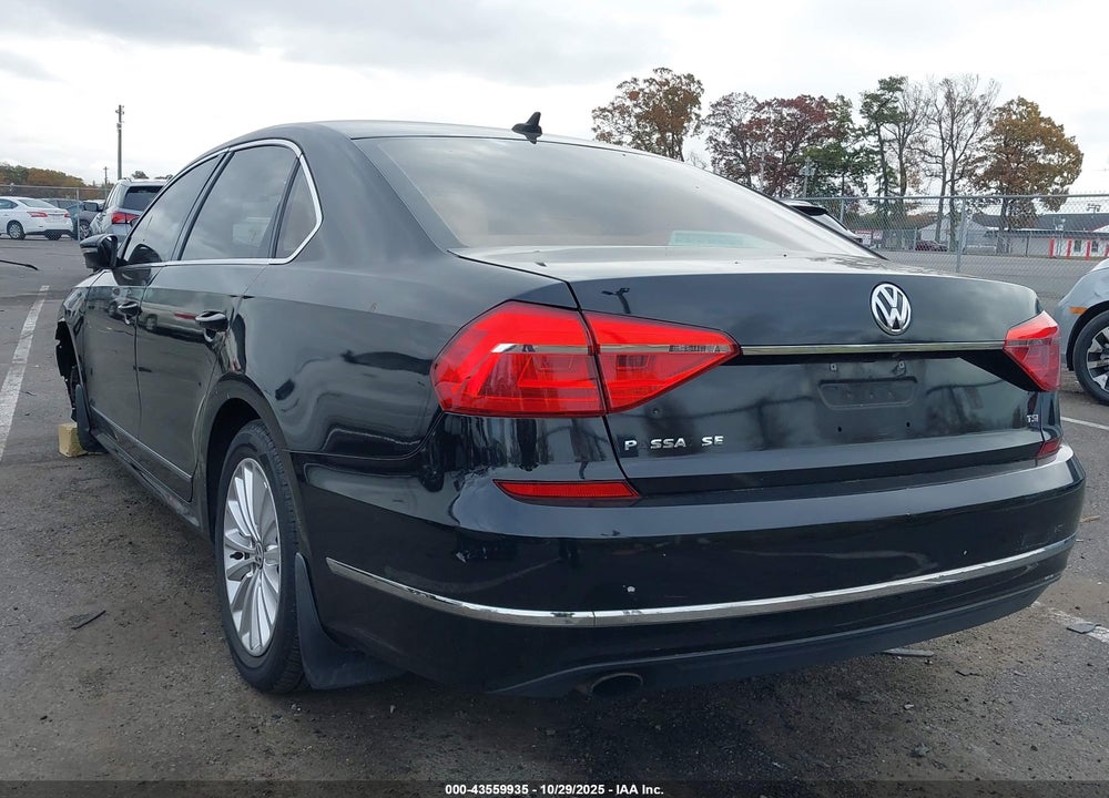 2016 VOLKSWAGEN PASSAT 1.8T SE VIN: 1VWBT7A35GC032529