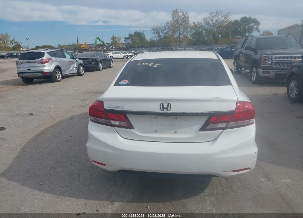 2013 HONDA CIVIC VIN: 2HGFB2F51DH034289