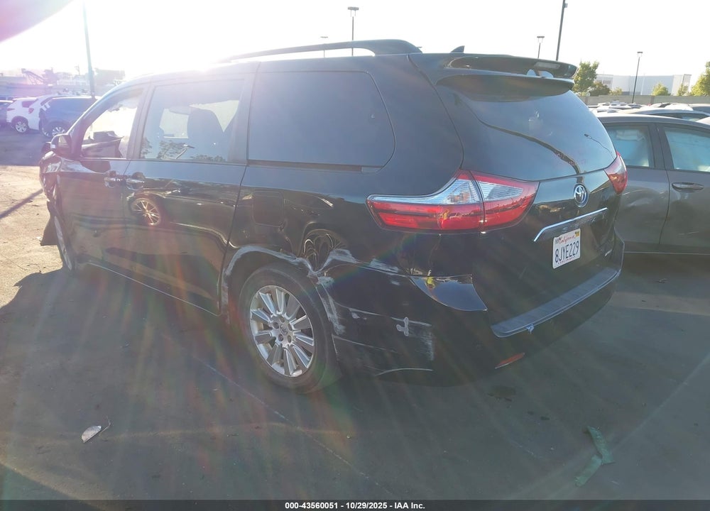2015 TOYOTA SIENNA LIMITED PREMIUM 7 PASSENGER VIN: 5TDYK3DC4FS678288
