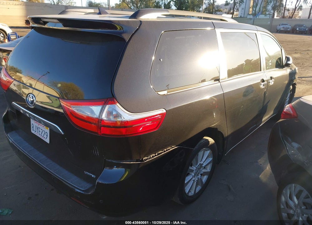 2015 TOYOTA SIENNA LIMITED PREMIUM 7 PASSENGER VIN: 5TDYK3DC4FS678288