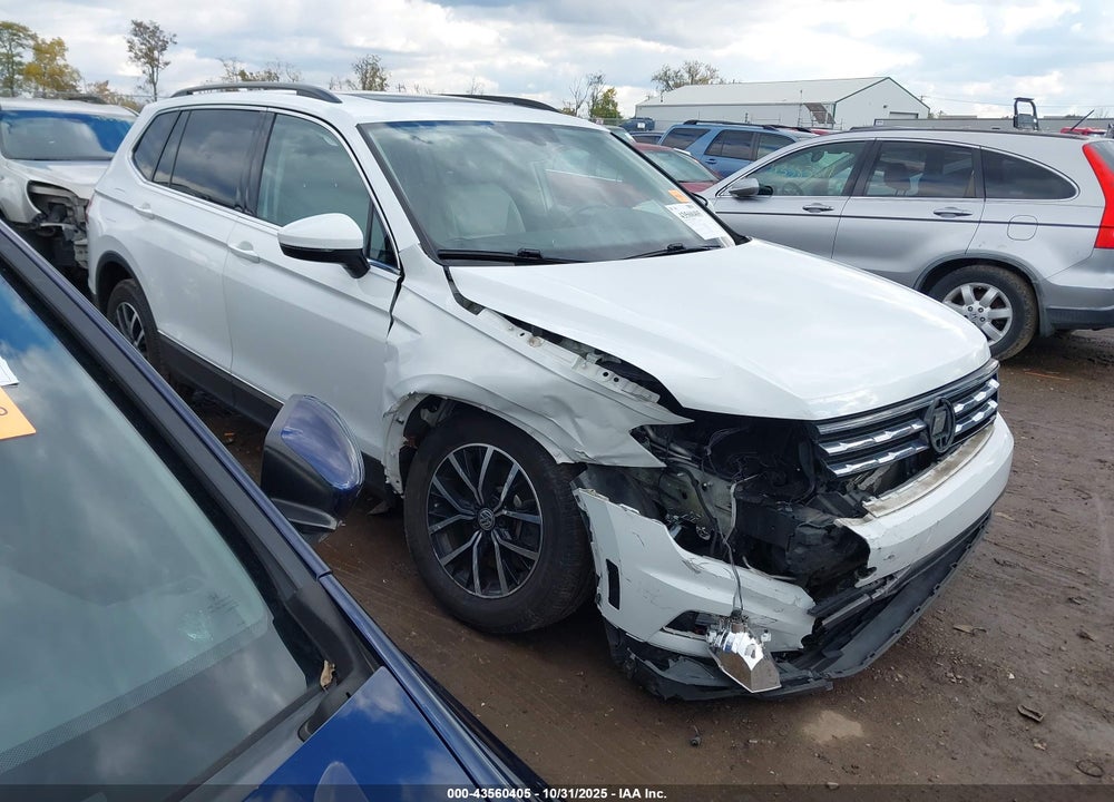 2021 VOLKSWAGEN TIGUAN 2.0T SE/2.0T SE R-LINE BLACK/2.0T SEL VIN: 3VV2B7AX7MM123550