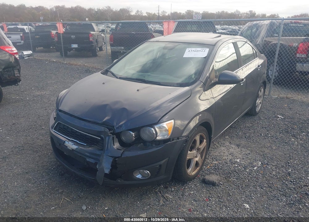 2012 CHEVROLET SONIC LTZ VIN: 1G1JE5SH0C4227653