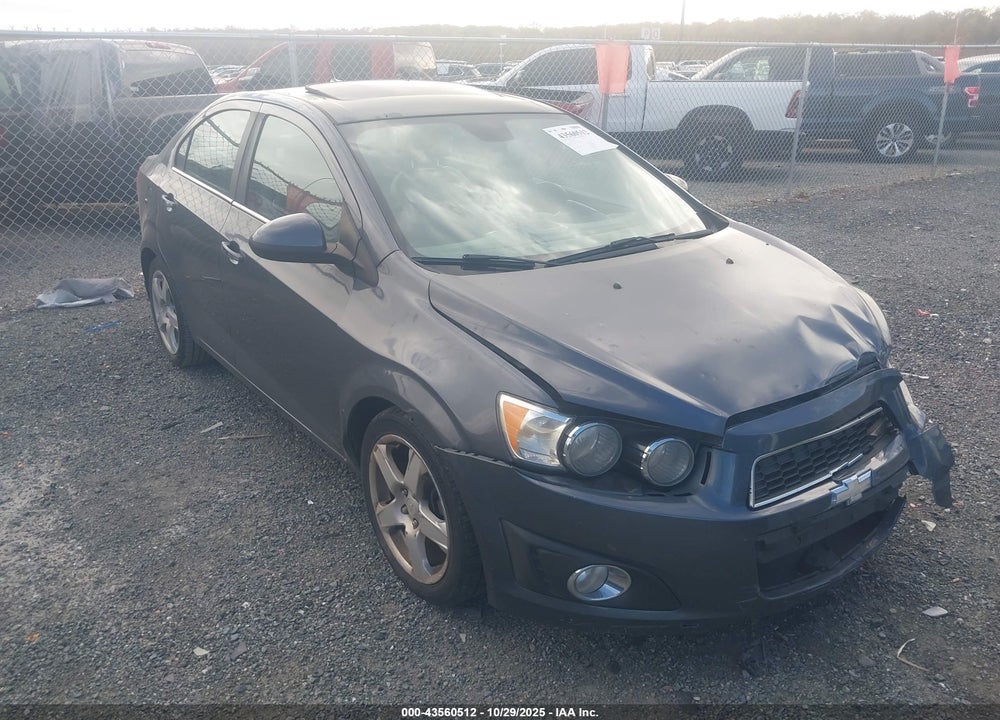 2012 CHEVROLET SONIC LTZ VIN: 1G1JE5SH0C4227653