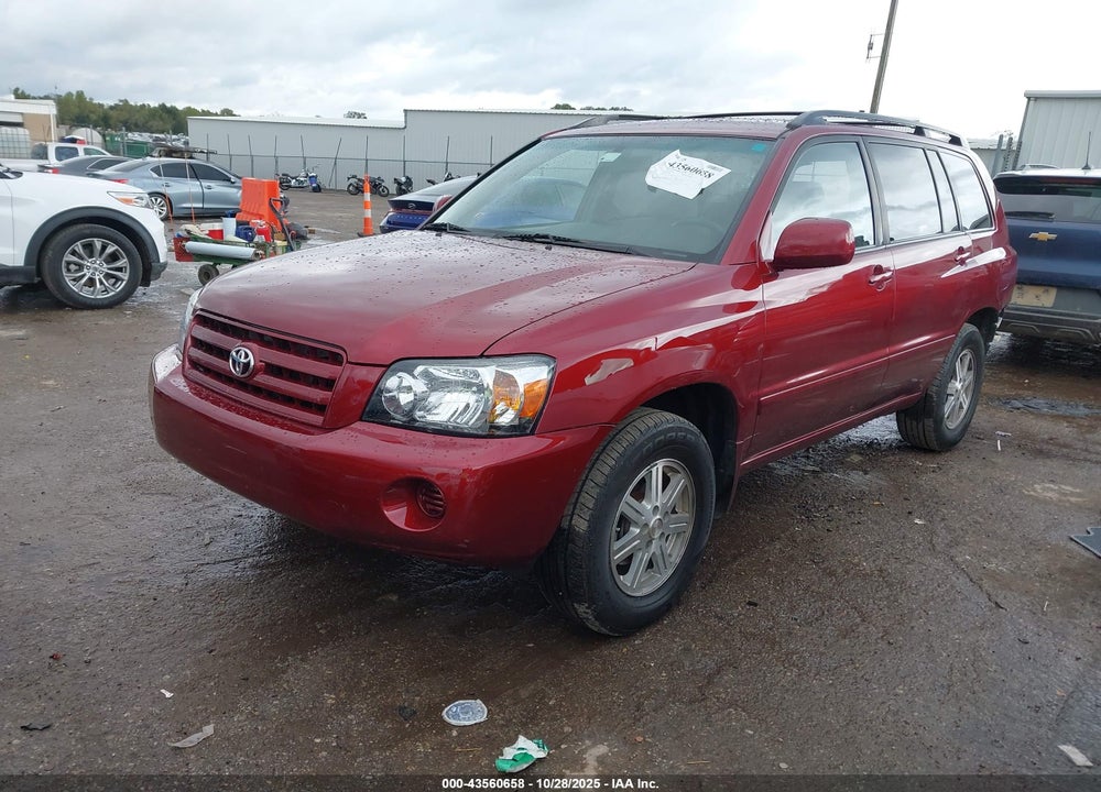 2006 TOYOTA HIGHLANDER V6 VIN: JTEGP21A960116184