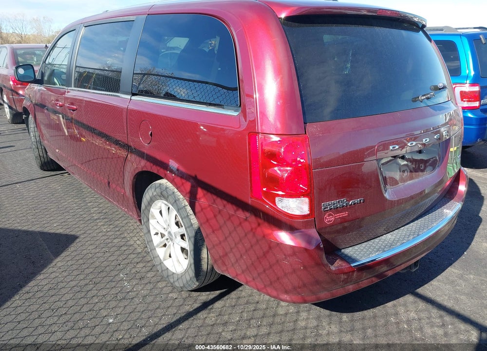 2018 DODGE GRAND CARAVAN SXT VIN: 2C4RDGCG2JR266978