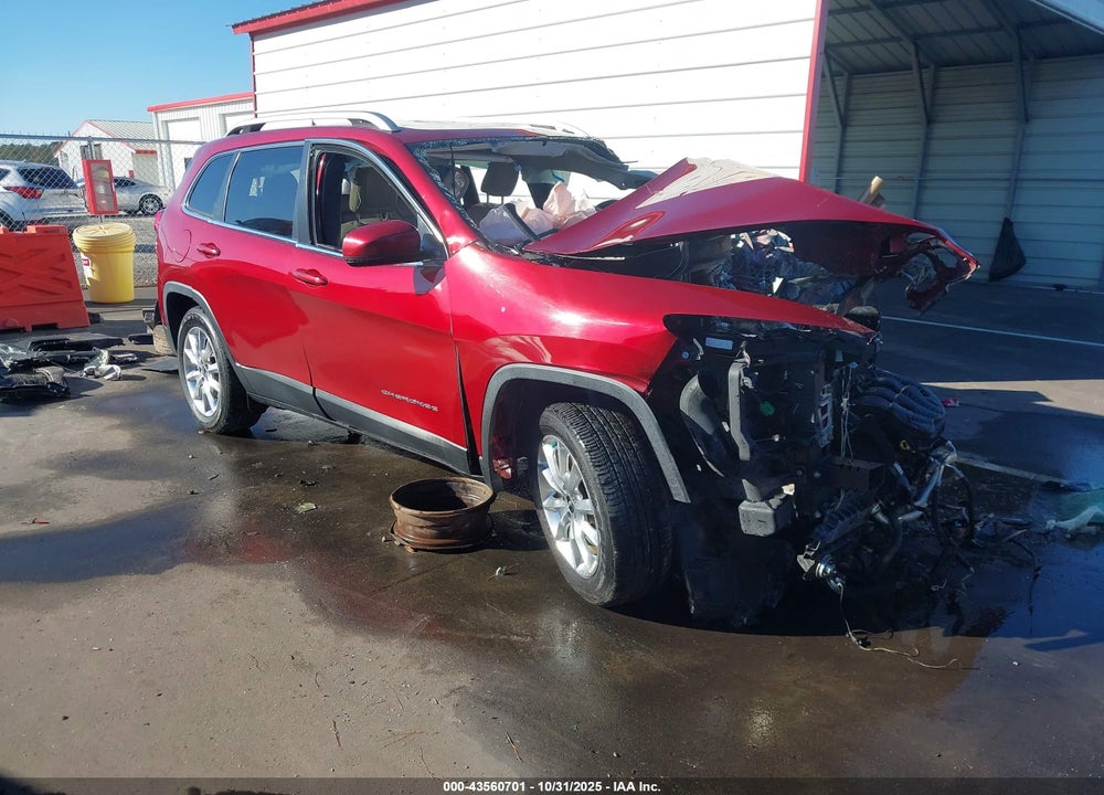 2016 JEEP CHEROKEE LIMITED VIN: 1C4PJLDS8GW238467