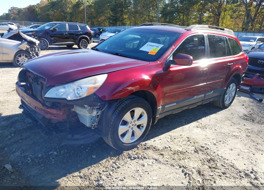 2012 SUBARU OUTBACK 2.5I LIMITED VIN: 4S4BRBKC5C3204227