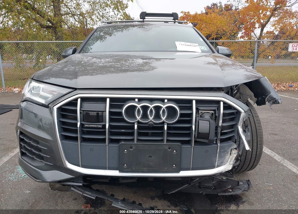 2022 AUDI Q7 PREMIUM PLUS 45 TFSI QUATTRO TIPTRONIC VIN: WA1LJBF76ND007930