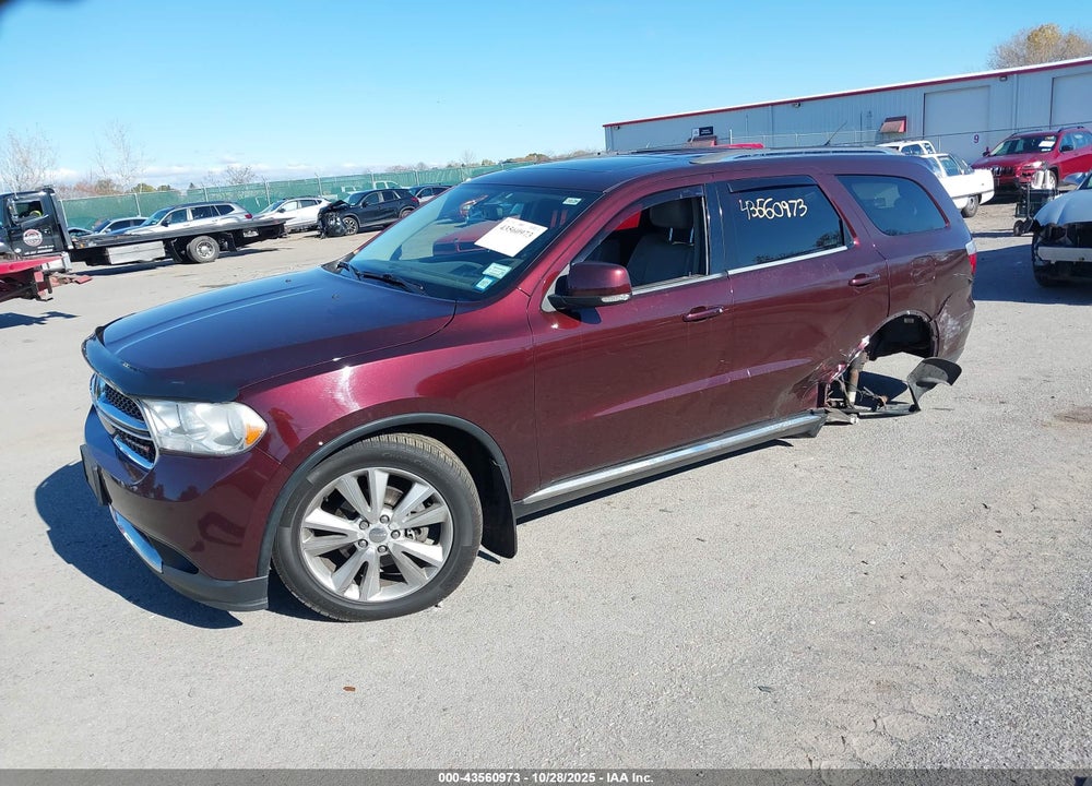 2012 DODGE DURANGO CREW VIN: 1C4RDJDG2CC358647