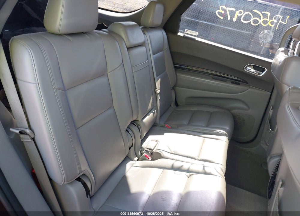 2012 DODGE DURANGO CREW VIN: 1C4RDJDG2CC358647