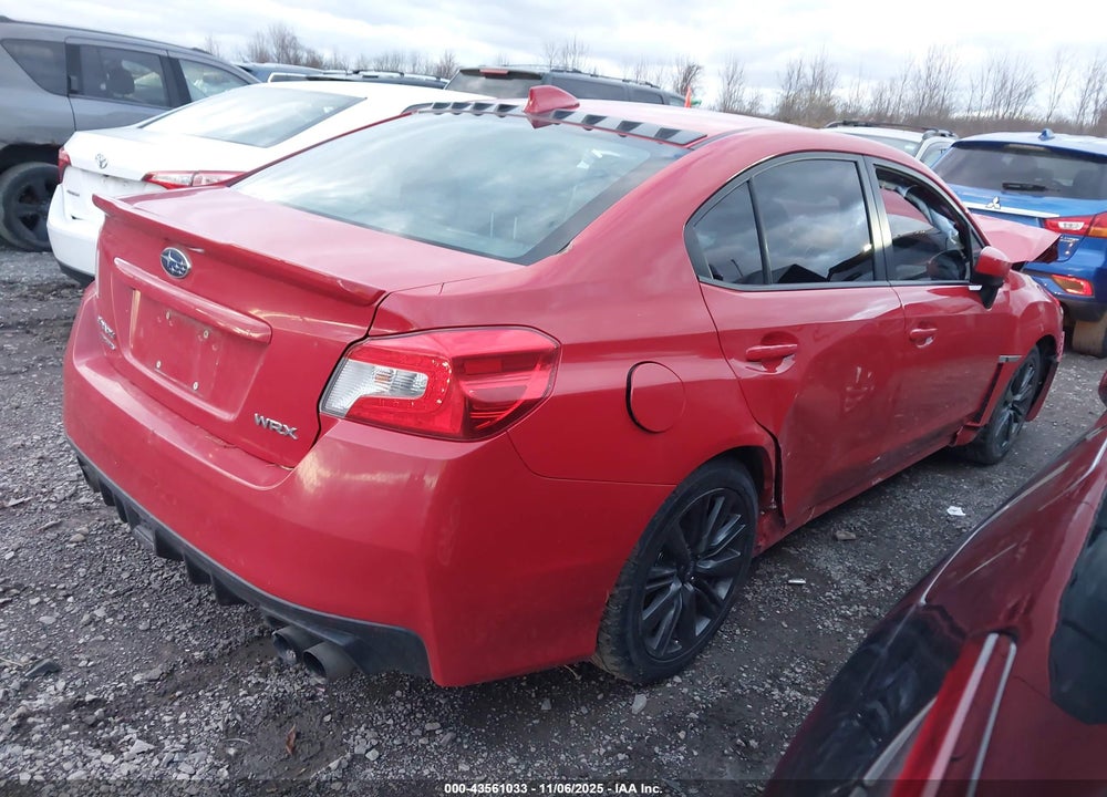 2016 SUBARU WRX VIN: JF1VA1B67G9817536