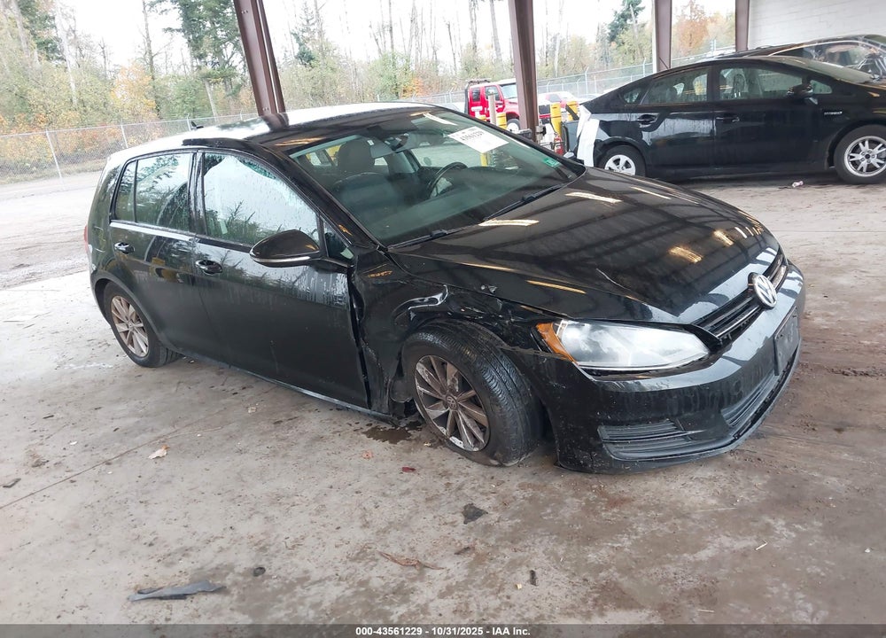 2015 VOLKSWAGEN GOLF TSI S 4-DOOR VIN: 3VW217AU1FM035195