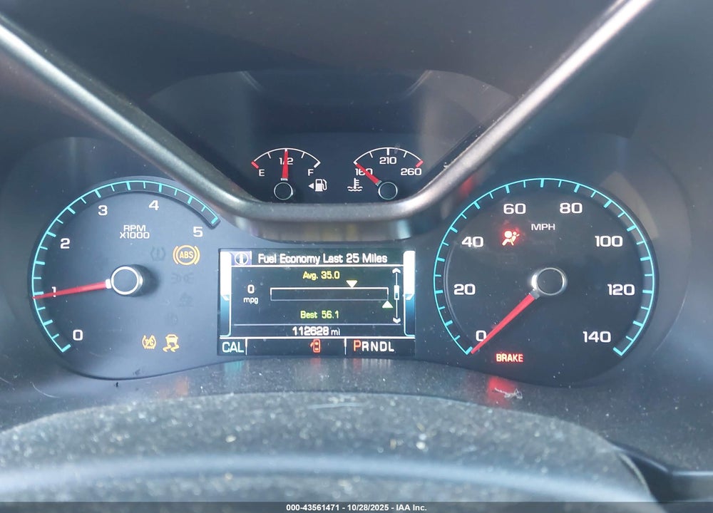 2017 CHEVROLET COLORADO Z71 VIN: 1GCGSDE12H1202801