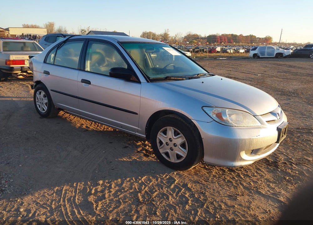 2005 HONDA CIVIC VP VIN: 1HGES16385L008281