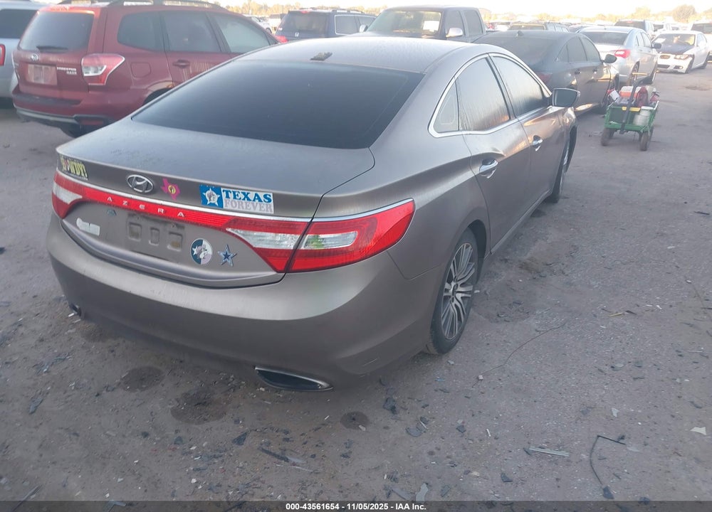 2013 HYUNDAI AZERA VIN: KMHFG4JG8DA256570