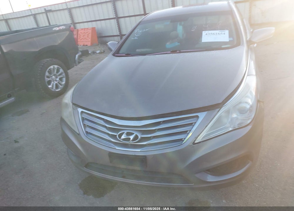 2013 HYUNDAI AZERA VIN: KMHFG4JG8DA256570