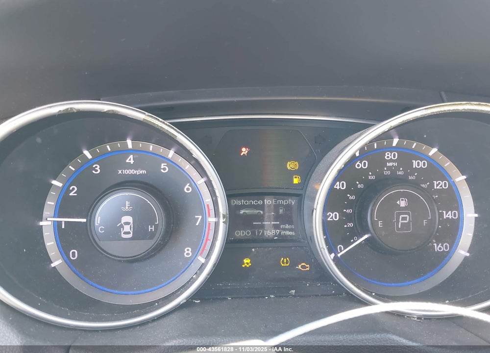 2011 HYUNDAI SONATA GLS VIN: 5NPEB4AC3BH238611
