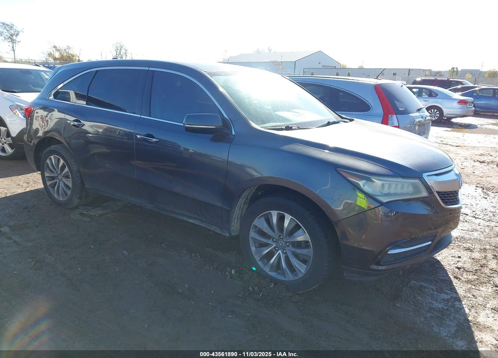 2014 ACURA MDX TECHNOLOGY PACKAGE VIN: 5FRYD3H45EB010305