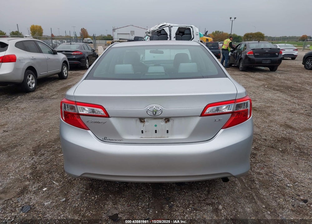 2012 TOYOTA CAMRY LE VIN: 4T4BF1FKXCR179989
