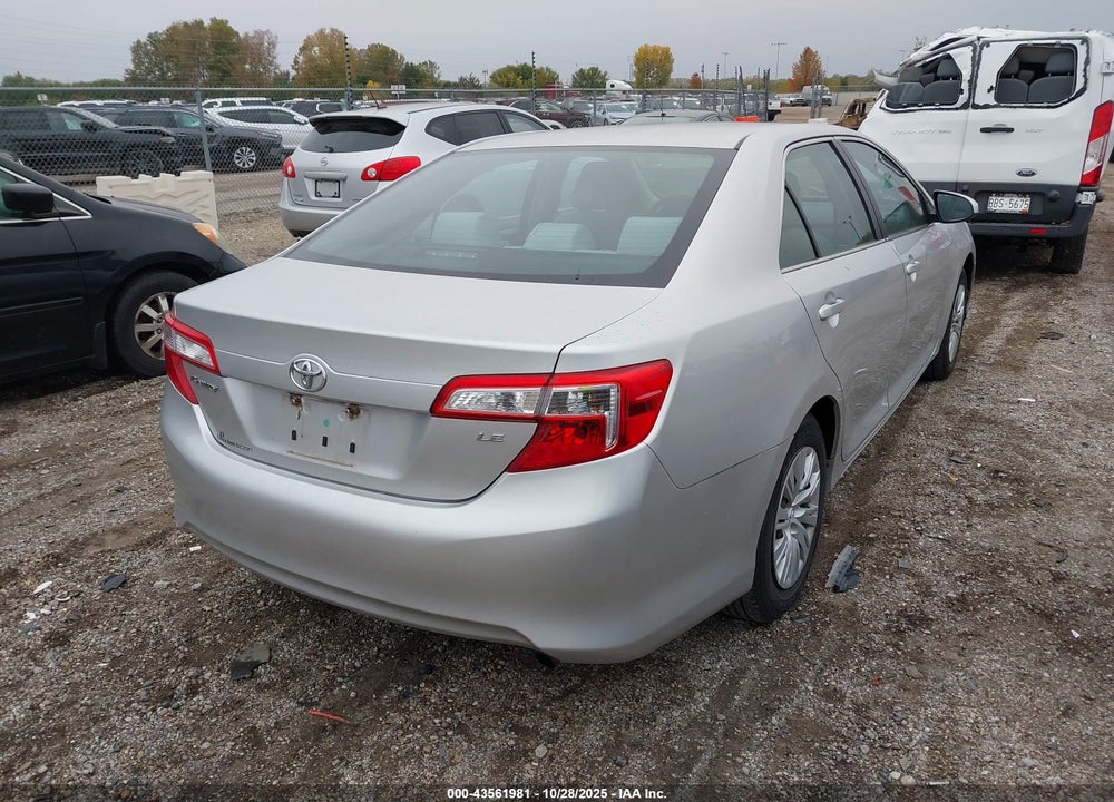 2012 TOYOTA CAMRY LE VIN: 4T4BF1FKXCR179989