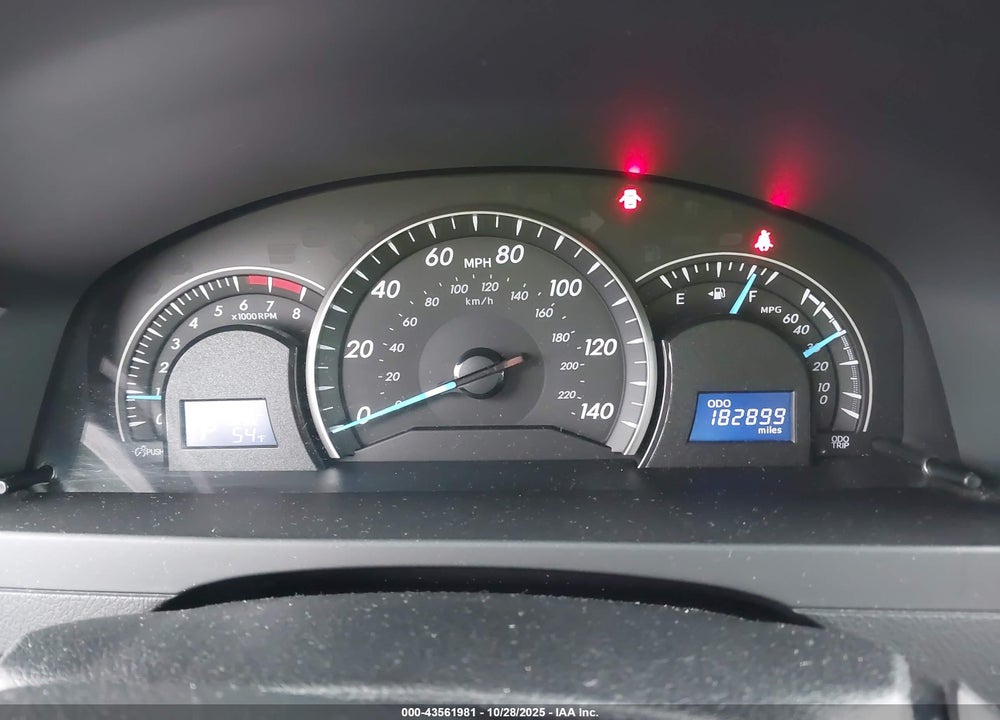 2012 TOYOTA CAMRY LE VIN: 4T4BF1FKXCR179989