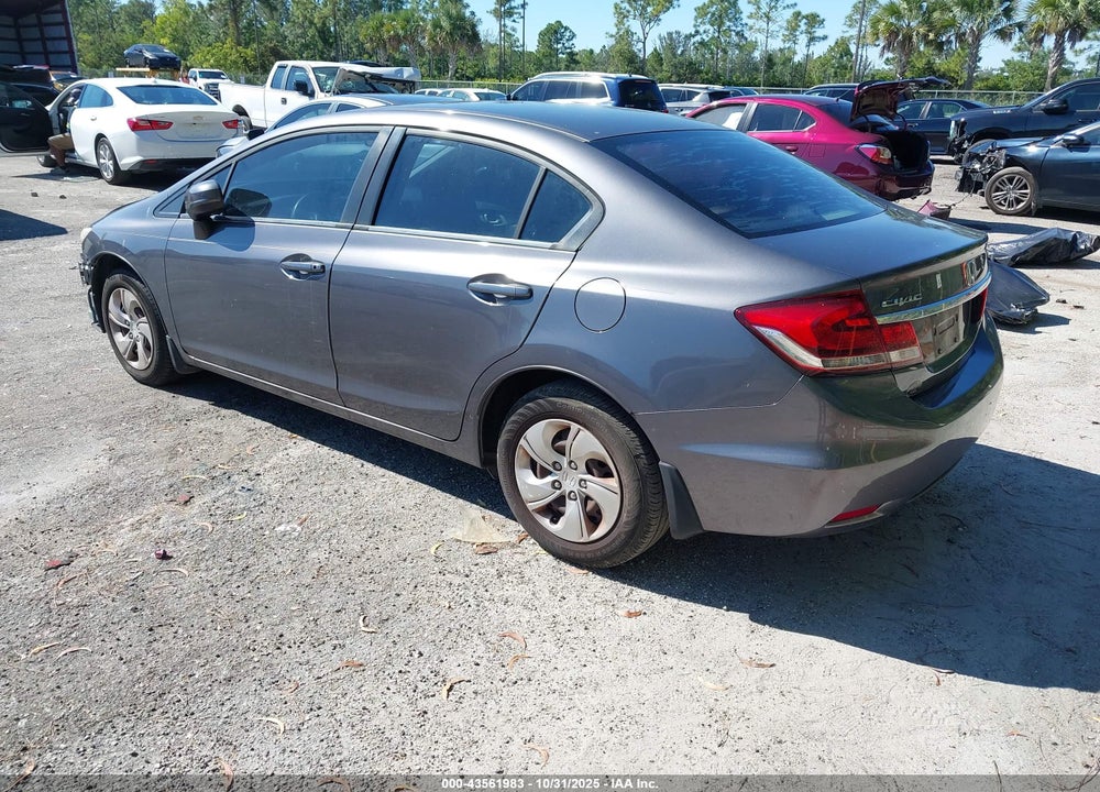 2015 HONDA CIVIC LX VIN: 19XFB2F50FE053915