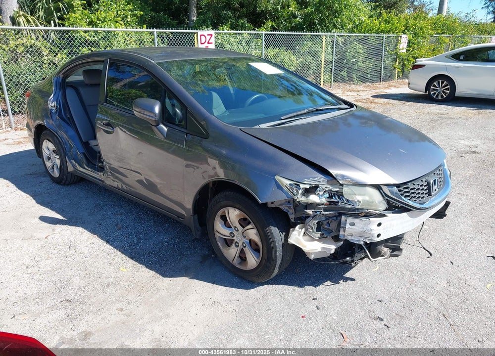 2015 HONDA CIVIC LX VIN: 19XFB2F50FE053915