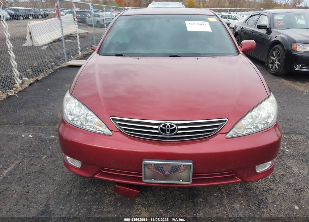 2005 TOYOTA CAMRY XLE V6 VIN: 4T1BF30KX5U106932