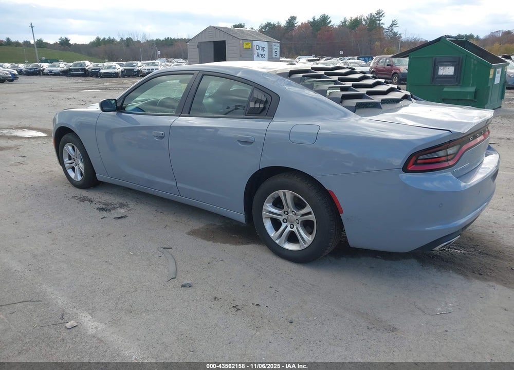 2022 DODGE CHARGER SXT RWD VIN: 2C3CDXBG9NH234858