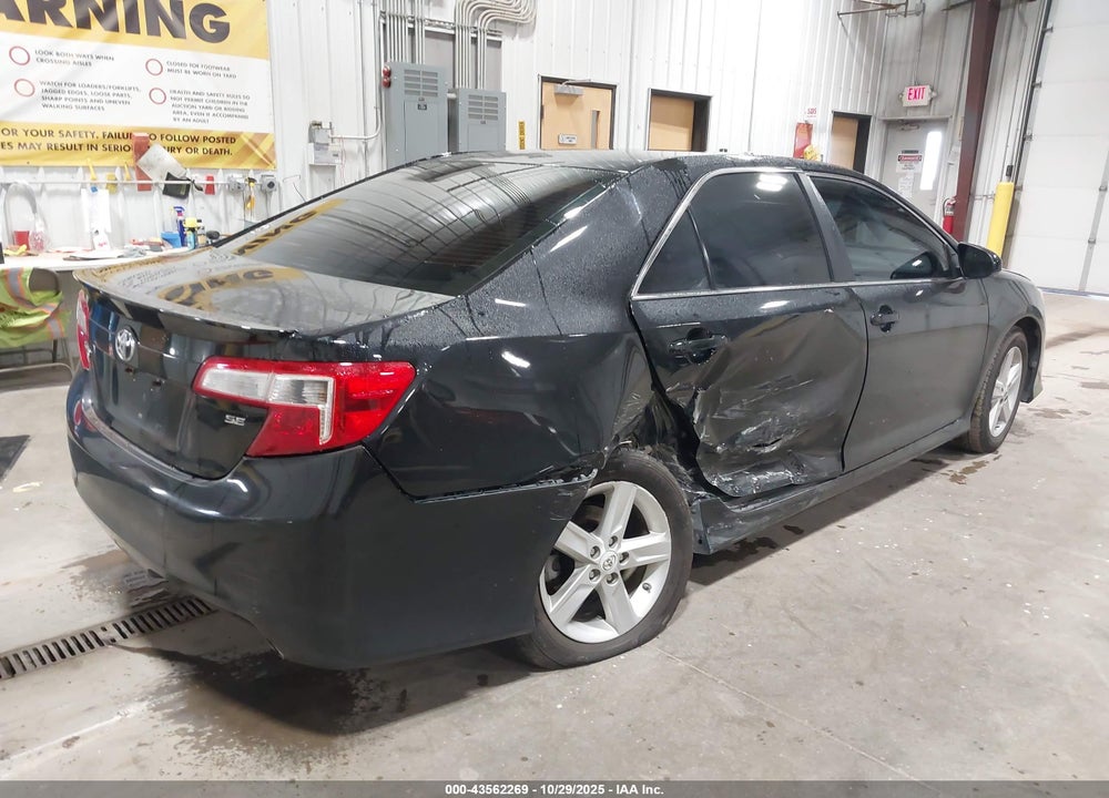 2012 TOYOTA CAMRY SE VIN: 4T1BF1FK8CU110003