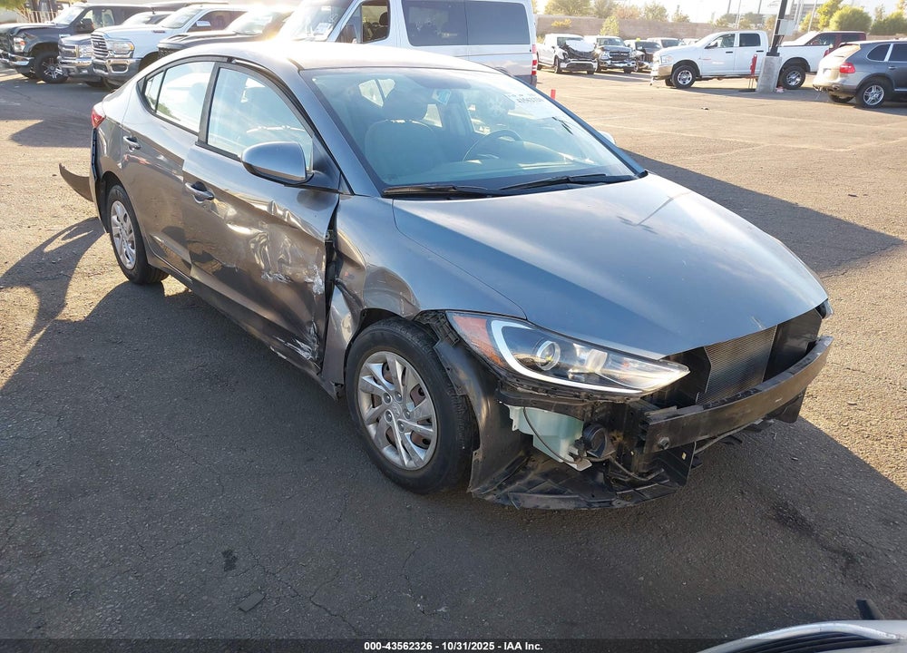 2017 HYUNDAI ELANTRA SE VIN: KMHD74LF6HU152515