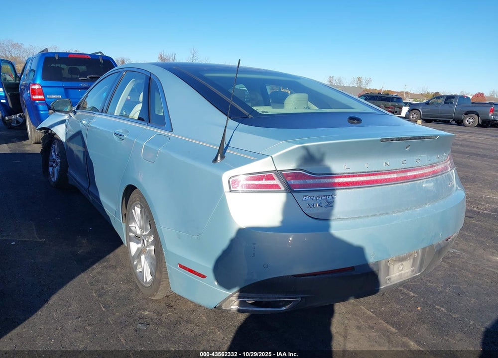 2014 LINCOLN MKZ VIN: 3LN6L2LU5ER815180