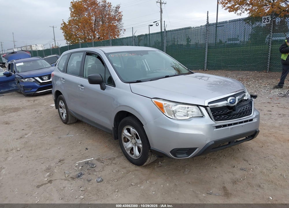 2015 SUBARU FORESTER 2.5I VIN: JF2SJAAC5FG836439