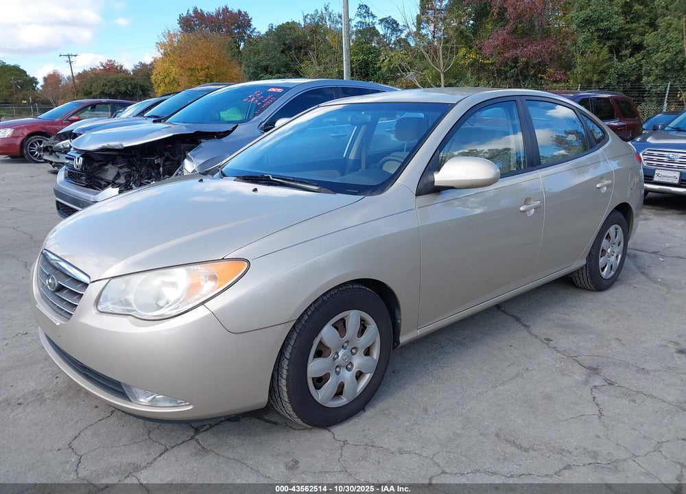 2009 HYUNDAI ELANTRA GLS VIN: KMHDU46D89U683980