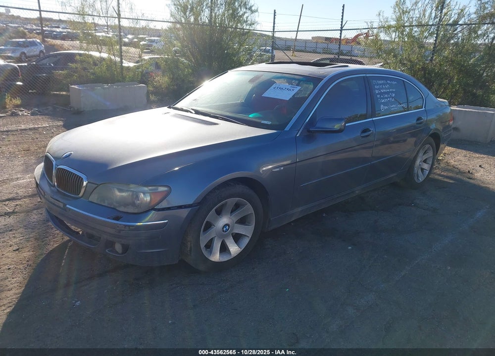 2007 BMW 7 SERIES VIN: WBAHN83517DT72361