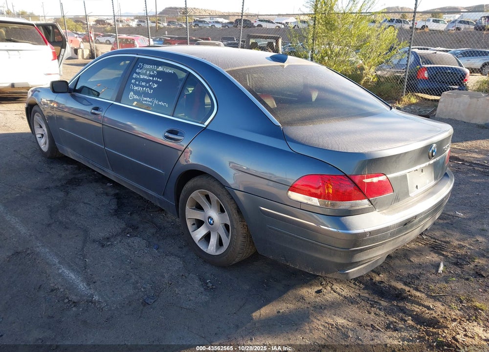 2007 BMW 7 SERIES VIN: WBAHN83517DT72361