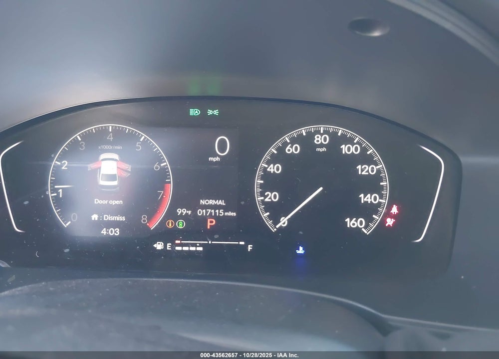 2025 HONDA CIVIC SPORT VIN: 2HGFE2F5XSH518272