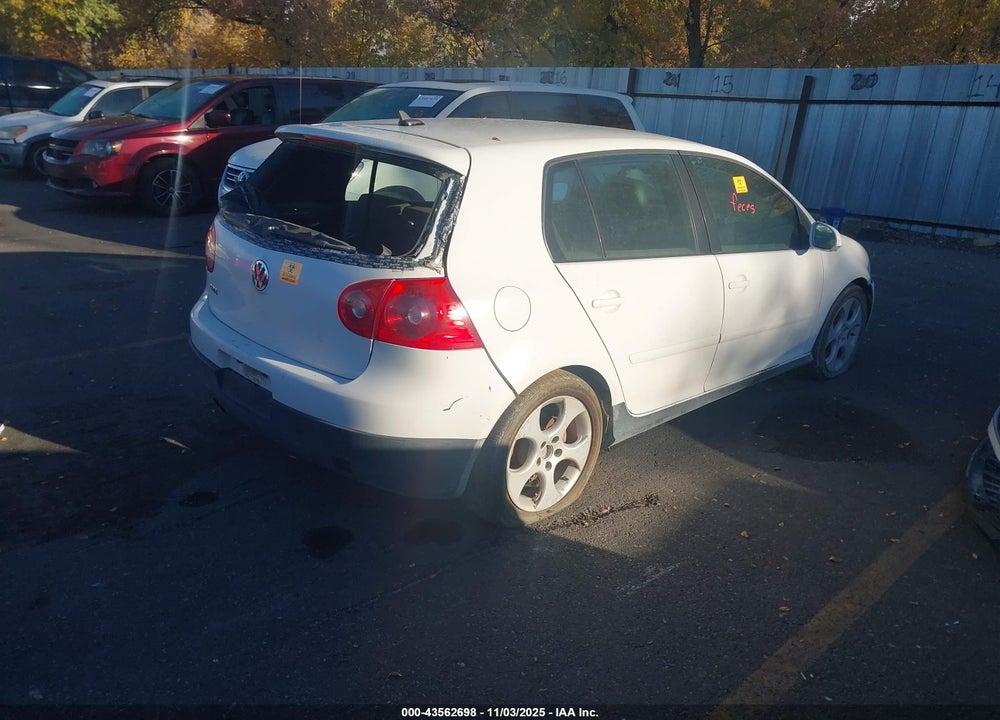 2008 VOLKSWAGEN GTI 4-DOOR VIN: WVWHV71K88W093288