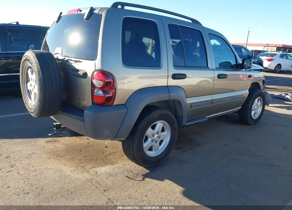 2005 JEEP LIBERTY SPORT VIN: 1J4GK48K25W704267