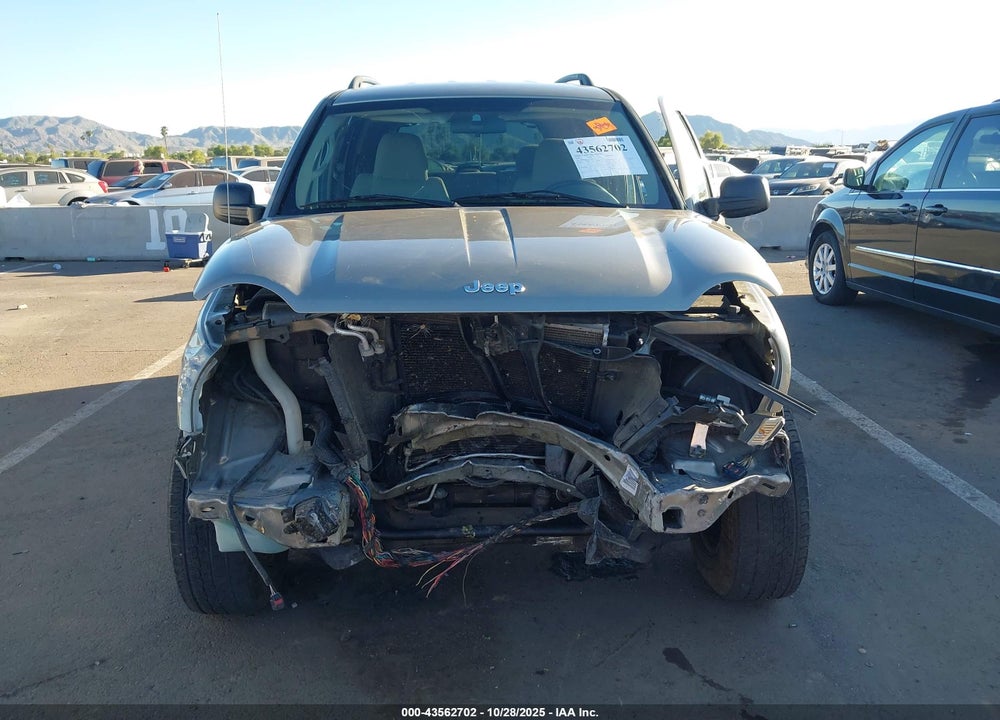 2005 JEEP LIBERTY SPORT VIN: 1J4GK48K25W704267